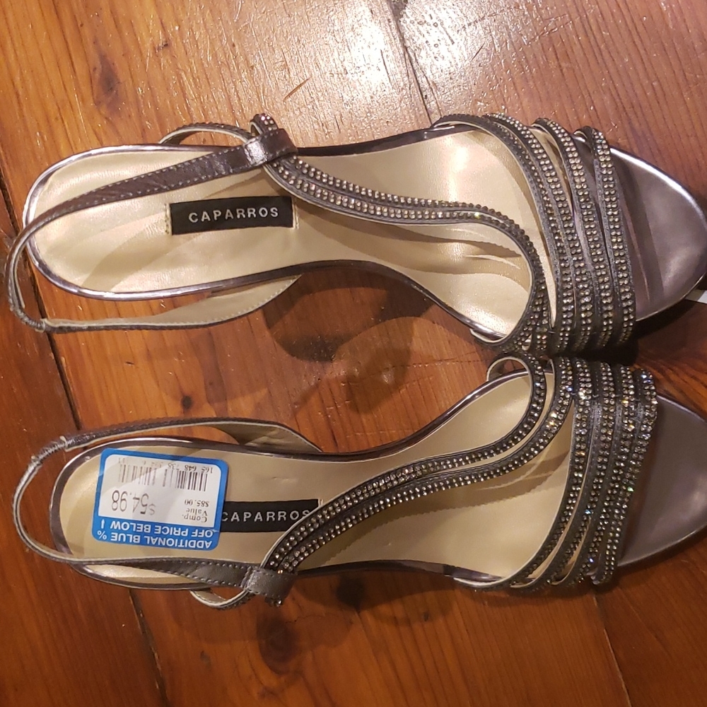 Caparros Silver Heels